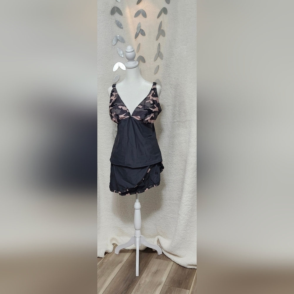 Minth Hunter Camo/Black Tankini Size 3XL
